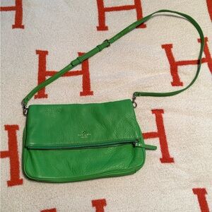 Kate Spade Green Leather Crossbody Bag